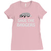 save the badgers Ladies Fitted T-Shirt