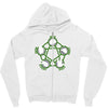 rock paper scissors lizard spock Zipper Hoodie