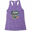pug face Racerback Tank
