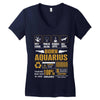 Born Arquarius Multitasking Problem Solving Tees Women's V-Neck T-Shirt