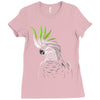 tribal parrot Ladies Fitted T-Shirt