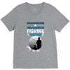 Grandpa And Grandson Fishing Partners For Life V-Neck Tee
