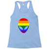 alien lgbt Racerback Tank
