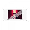 Red Girl License Plate