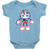 skull bolt Baby Onesie