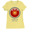 computer says no Ladies Fitted T-Shirt