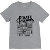 pirate crossword V-Neck Tee