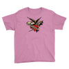 sailor jerry tattoo art military mermaid Youth Tee