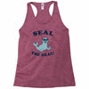 seal the deal Racerback Tank