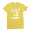 you have died of dysentery Ladies Fitted T-Shirt
