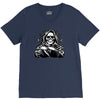 evil skull humor V-Neck Tee