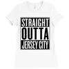 straight outta jersey city Ladies Fitted T-Shirt