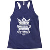 Queens Are Born In September Racerback Tank