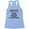 Smartass February Girl Racerback Tank