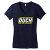 ouch Women's V-Neck T-Shirt