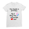Our Family is Growing Ladies Fitted T-Shirt