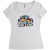 stoned in wonderland Women's Triblend Scoop T-shirt