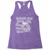 nobody ever got sick from smoking tyres Racerback Tank