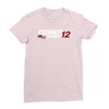 stewart colbert '12 Ladies Fitted T-Shirt
