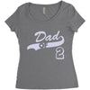 dad father grandfather Women's Triblend Scoop T-shirt