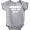 Hamburger Baby Onesie