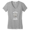 pluto Never Forget Women's V-Neck T-Shirt