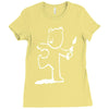 banksy teddy bear pop art new Ladies Fitted T-Shirt