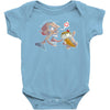 zombie ice cream art Baby Onesie