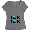 Ice Ice Baby Women's Triblend Scoop T-shirt