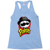 little grey chips Racerback Tank