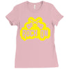 rock on Ladies Fitted T-Shirt