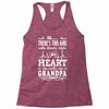 There's This Girl Who Kinda Stole My Heart Grandpa Racerback Tank
