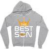 The Best Son Zipper Hoodie