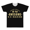 proud cousin of an awesome u.s marine All Over Men's T-shirt