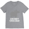 chubby unicorn rhino V-Neck Tee
