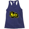 huh bang pow boom splat carto Racerback Tank