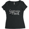 compression of time Women's Triblend Scoop T-shirt