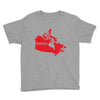 Canada Continent Roots Youth Tee