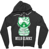 hello clarice Zipper Hoodie