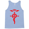 fma full metal alchemist cross inspired ladies Tank Top