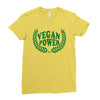 Vegan Power Ladies Fitted T-Shirt