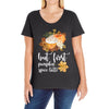 but first pumpkin spice latte, Ladies Curvy T-Shirt