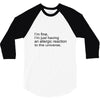 the oc allergic reaction 3/4 Sleeve Shirt