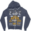 Born April  Multitasking Problem Solving Tees Zipper Hoodie
