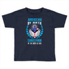 American by Birth Christian By the Grace of God Toddler T-shirt