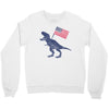 Patriotic T-Rex Crewneck Sweatshirt