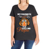 My Favorite People Call Me Papa Ladies Curvy T-Shirt