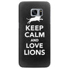 keep calm and love lions Samsung Galaxy S7 Edge
