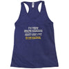 health conscious nachos Racerback Tank