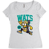 wats (2) Women's Triblend Scoop T-shirt